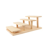 Maxbell Wood Shelf Display Shelves Showcase Fixtures for Candies Perfume Model 4tire