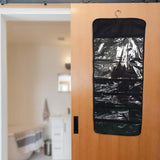 Maxbell Double Sided Jewelry Hanging Organizer with 49 Pockets Door Mount Black