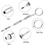Maxbell 1000 Pieces Eyeglasses Repair Kit Nose Pad Replacement for Clock Eyeglass