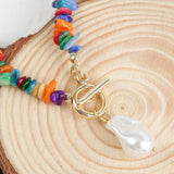 Maxbell Boho Beaded Choker Necklace Fashion Beads Decor Charms for Girls Teens