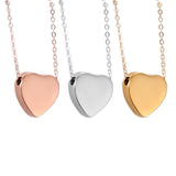 Maxbell Cremation Urn Necklace Stainless Steel Sealing for Aureate