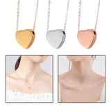 Maxbell Cremation Urn Necklace Stainless Steel Sealing for Aureate