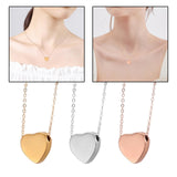 Maxbell Cremation Urn Necklace Stainless Steel Sealing for Aureate