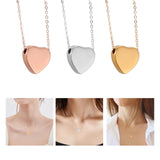Maxbell Cremation Urn Necklace Stainless Steel Sealing for Aureate
