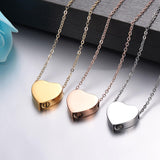 Maxbell Cremation Urn Necklace Stainless Steel Sealing for Aureate