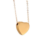 Maxbell Cremation Urn Necklace Stainless Steel Sealing for Aureate