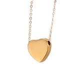 Maxbell Cremation Urn Necklace Stainless Steel Sealing for Aureate