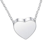 Maxbell Cremation Urn Necklace Stainless Steel Sealing for Argent