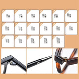 Maxbell 500 Pieces Screws Nuts Eyeglasses Repair Tool Kit Micro Screwdriver Eyewear