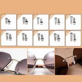 Maxbell 500 Pieces Screws Nuts Eyeglasses Repair Tool Kit Micro Screwdriver Eyewear