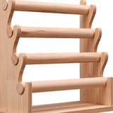 Maxbell Bangle Bracelet Holder Necklace Hanger Wristwatch Rack Durable for Tradeshow 4 Layer