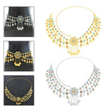 Maxbell Retro Style Belly Waist Chain Waist Belt Tassel Hollow Costume Accessory Golden