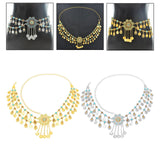 Maxbell Retro Style Belly Waist Chain Waist Belt Tassel Hollow Costume Accessory Golden