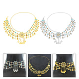 Maxbell Retro Style Belly Waist Chain Waist Belt Tassel Hollow Costume Accessory Golden