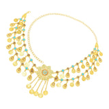Maxbell Retro Style Belly Waist Chain Waist Belt Tassel Hollow Costume Accessory Golden