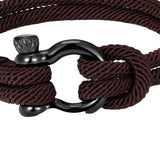 Maxbell Couples Rope Bracelet Bangle Fashion Waterproof for Camping Outdoor Coffee