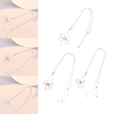 Maxbell Long Sweater Necklaces Chain Elegant Decorate for party Work Gifts Argent