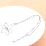 Maxbell Long Sweater Necklaces Chain Elegant Decorate for party Work Gifts Argent