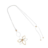 Maxbell Long Sweater Necklaces Chain Elegant Decorate for party Work Gifts Argent Aureate