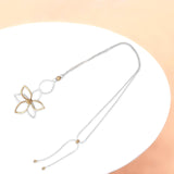Maxbell Long Sweater Necklaces Chain Elegant Decorate for party Work Gifts Argent Aureate