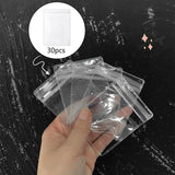 Maxbell 30 Transparent Jewelry Bags Packaging Bags for Earrings Rings Jewelry