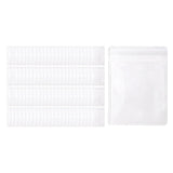 Maxbell 100Pcs Transparent Jewelry Storage Bags for Jewelries Bracelets Necklace