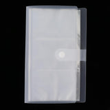 Maxbell Transparent Jewelry Storage Book with Pockets 84 Slots Travel Pouch Portable