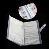 Maxbell Transparent Jewelry Storage Book with Pockets 84 Slots Travel Pouch Portable