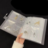 Maxbell Transparent Jewelry Storage Book Organizer Bags for Necklace Bracelets