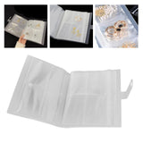 Maxbell Transparent Jewelry Storage Book Organizer Bags for Necklace Bracelets