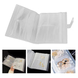 Maxbell Transparent Jewelry Storage Book Organizer Bags for Necklace Bracelets