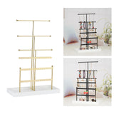 Maxbell Jewelry Holder Free Standing Tabletop 6 Tiers Organization for Bracelet Ring Aureate