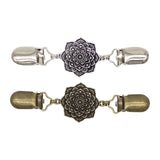 Maxbell 2x Vintage Sweater Shawl Clips Cardigan for Women Girls wearing Gift Dresses