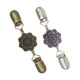 Maxbell 2x Vintage Sweater Shawl Clips Cardigan for Women Girls wearing Gift Dresses