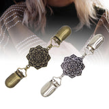 Maxbell 2x Vintage Sweater Shawl Clips Cardigan for Women Girls wearing Gift Dresses