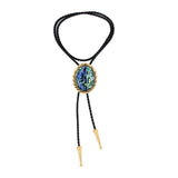 Maxbell Retro Bolo Tie Jewelry Necklace Tie Fashion Chain for Bridal Birthday Prom Golden