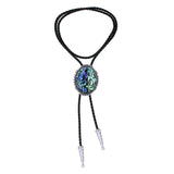 Maxbell Bolo Tie Necktie Shirt Chain Western Cowboy Adjustable for men