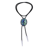 Maxbell Bolo Tie Necktie Shirt Chain Western Cowboy Adjustable for men