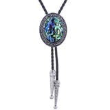 Maxbell Vintage Bolo Tie PU Leather Unique for Birthday Fashion Show Anniversaries