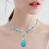 Maxbell Bohemian Pendant Necklace Women Exquisite Jewelry for Birthday Ladies Mother Style A