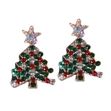 Maxbell Maxbell Fashion Christmas Stud Earrings Present Jewelry for Christmas Holiday Friend