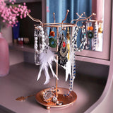 Maxbell Jewelry Display Stand Rack Earring Holder Storage Dresser for Headwear