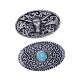 Maxbell Western Belt Buckle Cowboy Alloy Punk American Costume Accessories Bull Head