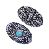 Maxbell Western Belt Buckle Cowboy Alloy Punk American Costume Accessories Bull Head