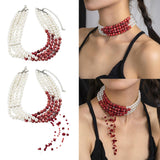 Maxbell Maxbell Fashion Necklace Charms Short Chain Girls for Birthday New Year Anniversary Style A