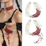 Maxbell Maxbell Fashion Necklace Charms Short Chain Girls for Birthday New Year Anniversary Style A