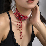 Maxbell Maxbell Fashion Necklace Charms Short Chain Girls for Birthday New Year Anniversary Style A