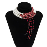Maxbell Maxbell Fashion Necklace Charms Short Chain Girls for Birthday New Year Anniversary Style A