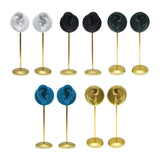 Maxbell Maxbell 2Pcs Earring Display Stand Ear Model Stable for Bedroom Salon Countertop White