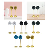 Maxbell Maxbell 2Pcs Earring Display Stand Ear Model Stable for Bedroom Salon Countertop White